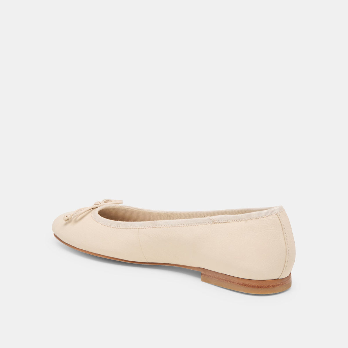 Dolce Vita SHOES Ritla Wide Bone Leather Ballet Flats
