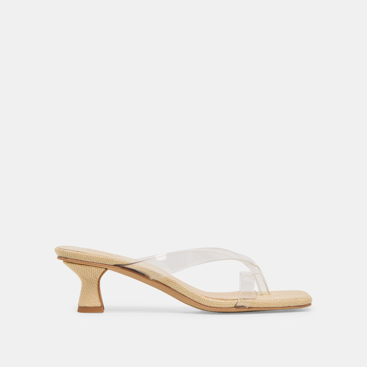 Dolce Vita SHOES Brevel Vinyl Wide Crystal Jelly Heels