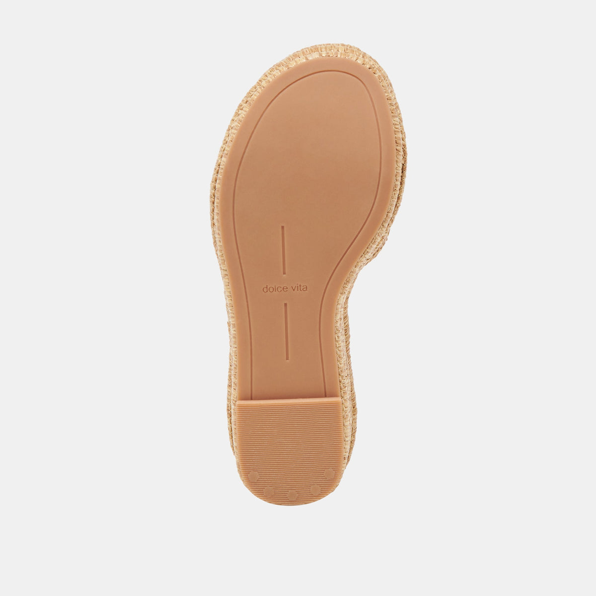 Dolce Vita SHOES Throne Wide Lt Natural Raffia Wedges