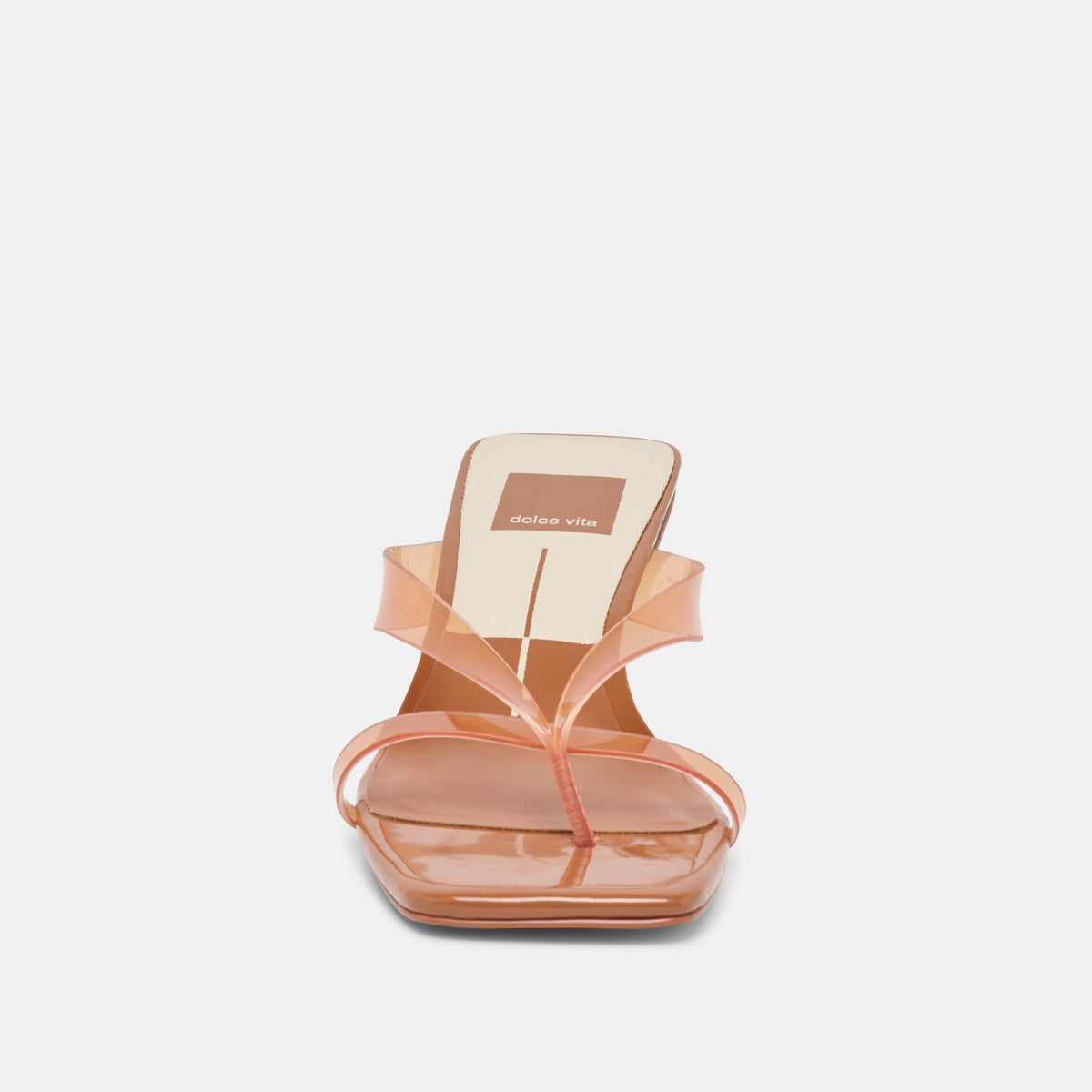 Dolce Vita SHOES Brevel Vinyl Wide Whiskey Jelly Heels