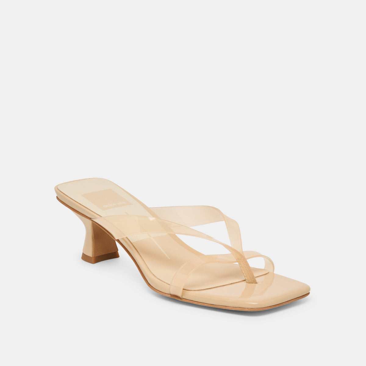 Dolce Vita SHOES Brevel Vinyl Wide Praline Jelly Heels