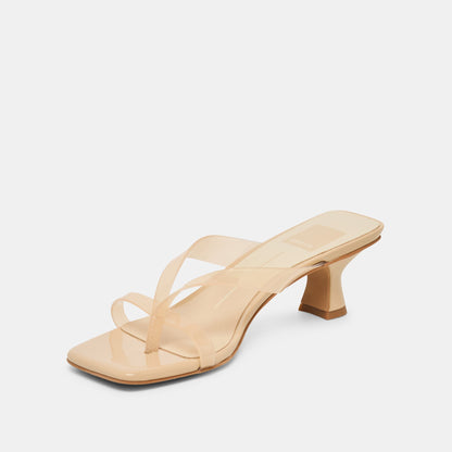 Dolce Vita SHOES Brevel Vinyl Wide Praline Jelly Heels
