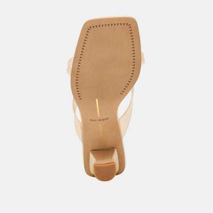 Dolce Vita SHOES Brevel Vinyl Wide Praline Jelly Heels