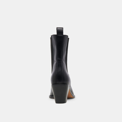 Dolce Vita SHOES SHADIE H2O WIDE BOOTIES BLACK LEATHER
 – Dolce Vita