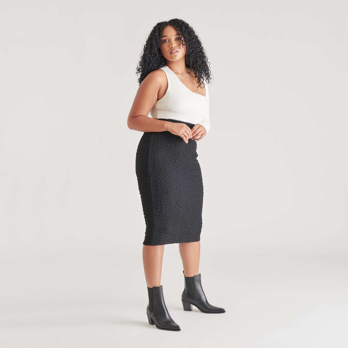 Dolce Vita SHOES SHADIE H2O WIDE BOOTIES BLACK LEATHER
 – Dolce Vita