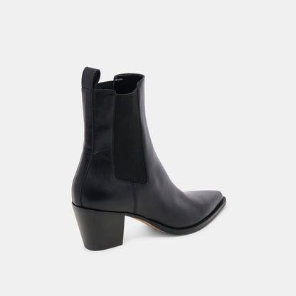 Dolce Vita SHOES SHADIE H2O WIDE BOOTIES BLACK LEATHER
 – Dolce Vita