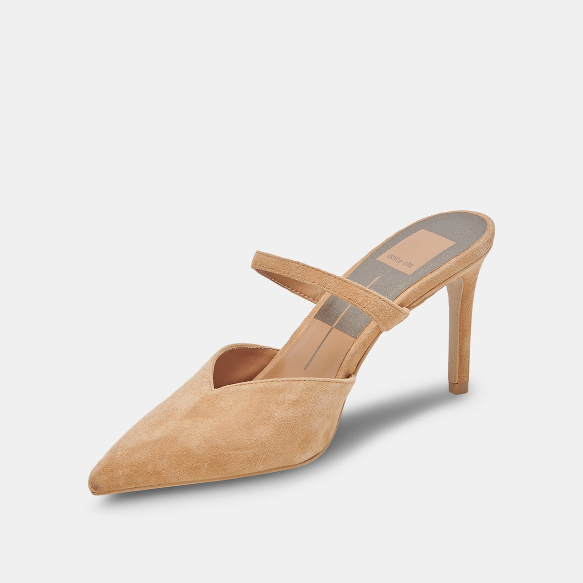 Dolce Vita SHOES KANIKA WIDE HEELS TAN SUEDE
 – Dolce Vita