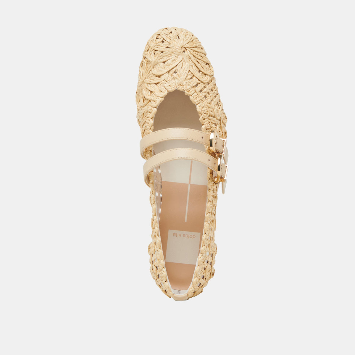 Dolce Vita SHOES BAYLEE SUNFLOWER WIDE BALLET FLATS LT NATURAL MACRAME
 – Dolce Vita