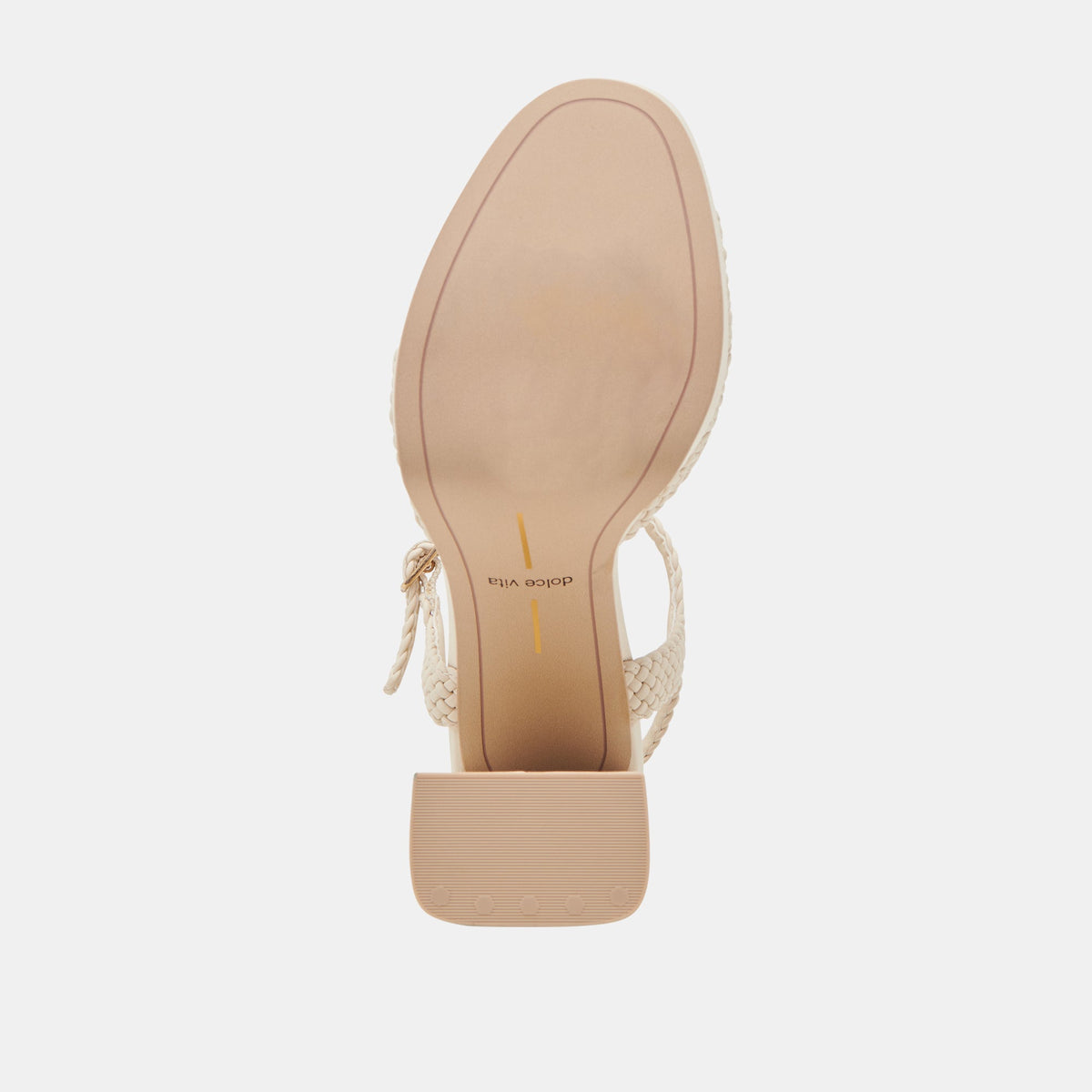 Dolce Vita SHOES PEYTEN WIDE HEELS CREME WOVEN STELLA
 – Dolce Vita