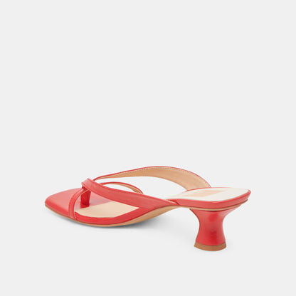 Dolce Vita SHOES BREVEL WIDE HEELS CHILI LEATHER
 – Dolce Vita