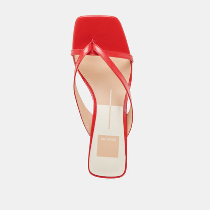 Dolce Vita SHOES BREVEL WIDE HEELS CHILI LEATHER
 – Dolce Vita