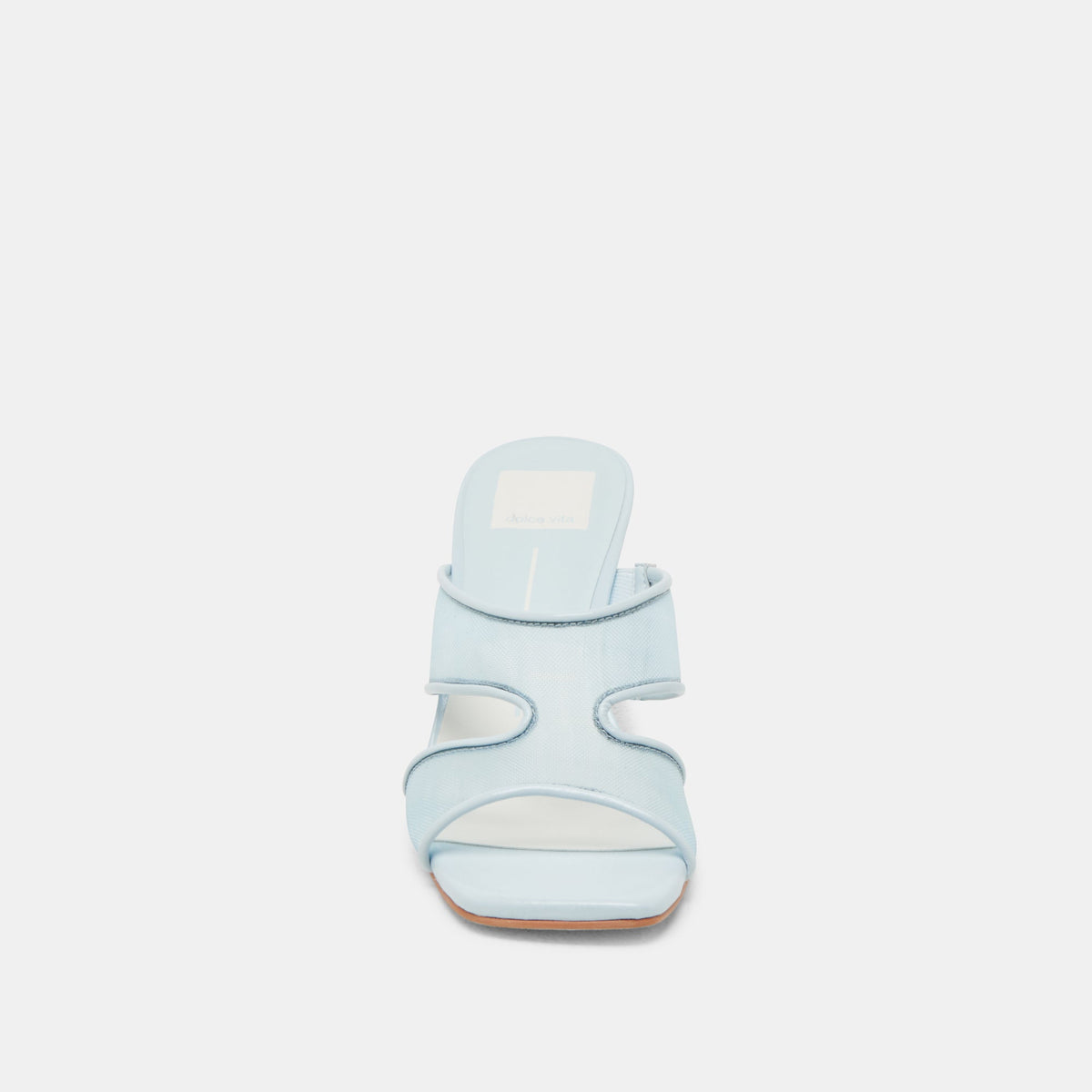 Dolce Vita SHOES Gitel Wide Ice Blue Mesh Heels