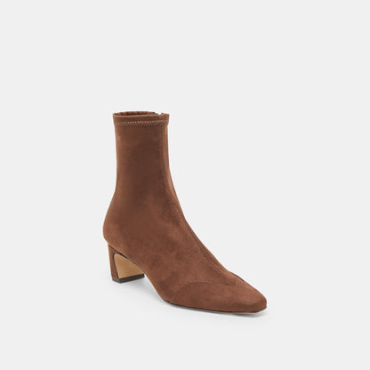 Dolce Vita SHOES Anika Wide Dk Brown Stella Suede Boots