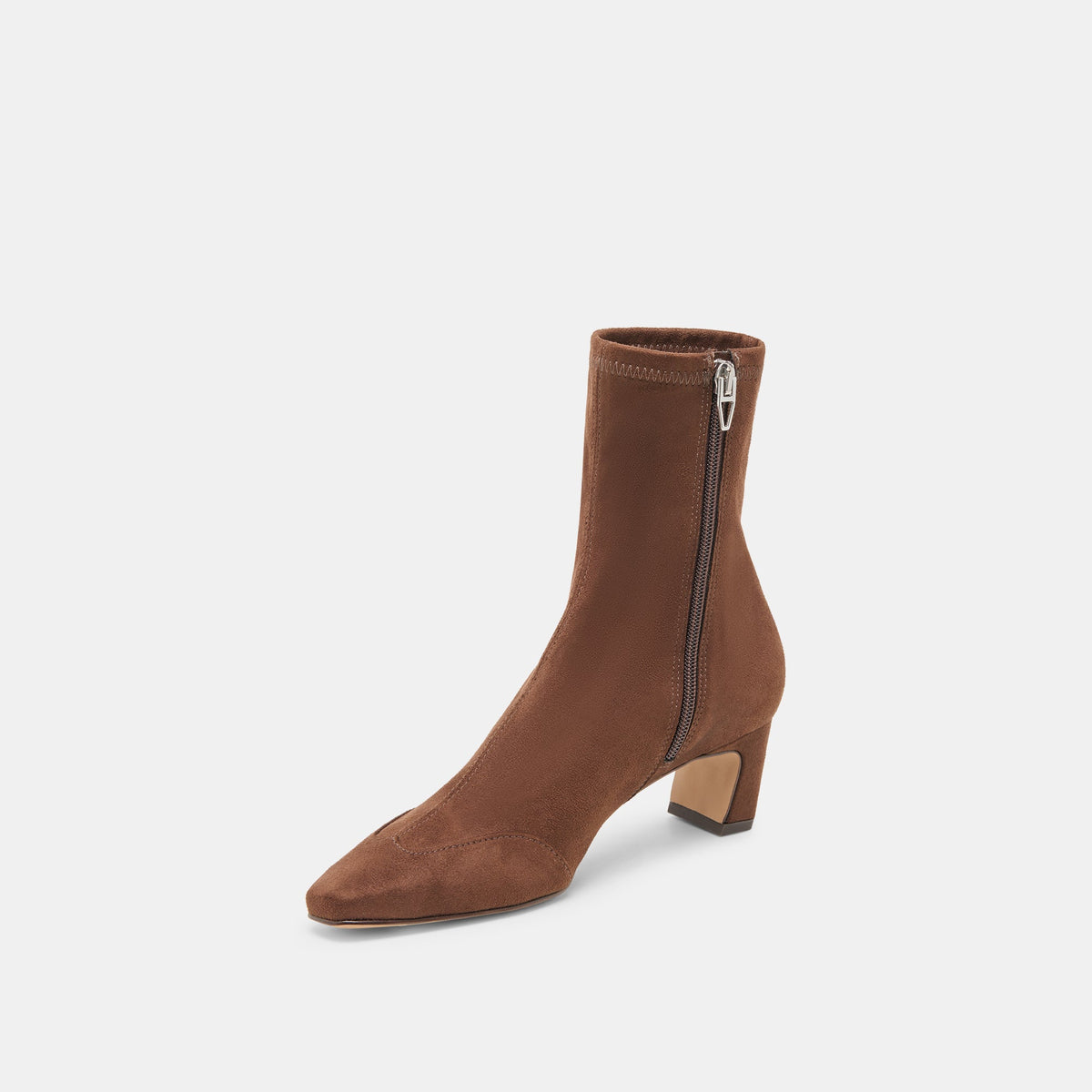Dolce Vita SHOES Anika Wide Dk Brown Stella Suede Boots