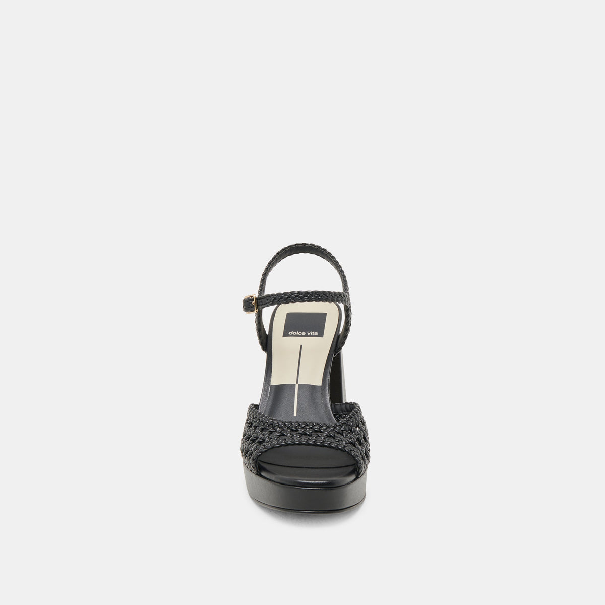 Dolce Vita SHOES PEYTEN WIDE HEELS BLACK WOVEN STELLA
 – Dolce Vita