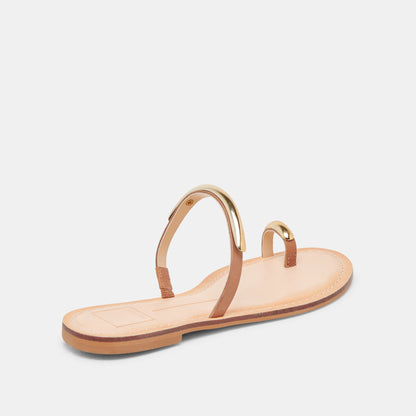 Dolce Vita SHOES WINK WIDE SANDALS SADDLE LEATHER
 – Dolce Vita