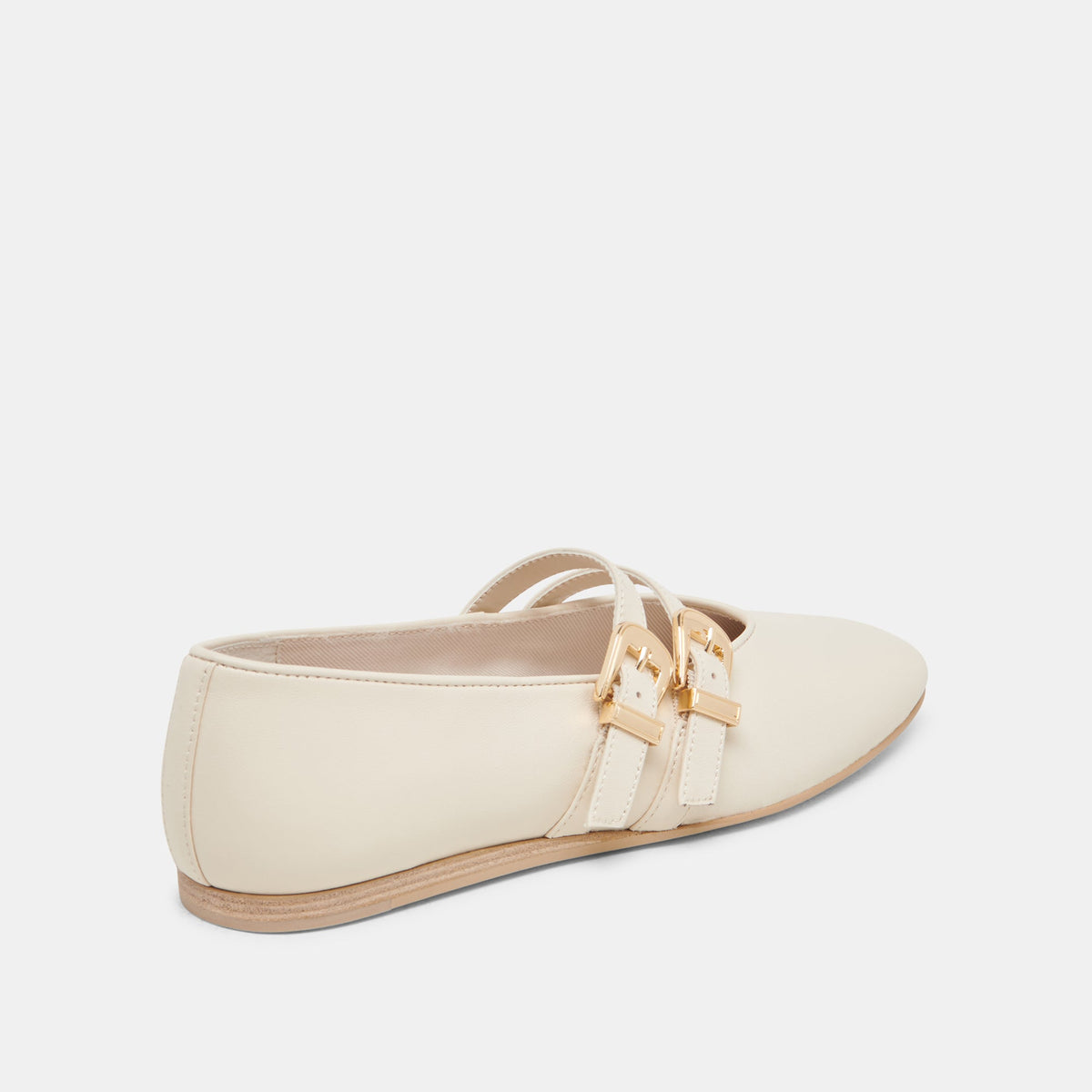 Dolce Vita SHOES BAYLEE WIDE BALLET FLATS IVORY LEATHER
 – Dolce Vita