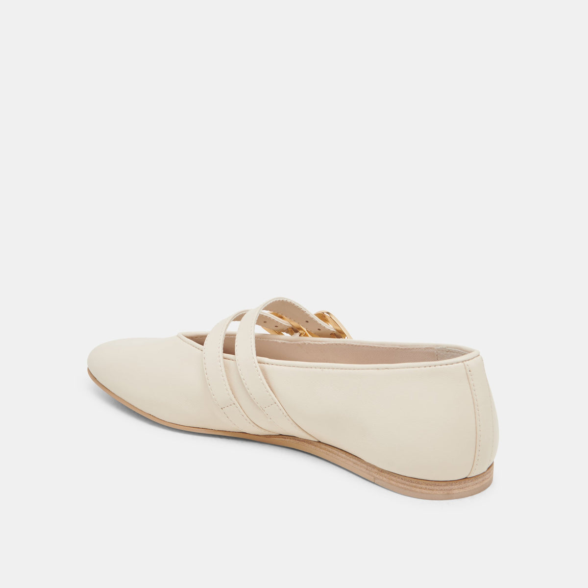 Dolce Vita SHOES BAYLEE WIDE BALLET FLATS IVORY LEATHER
 – Dolce Vita