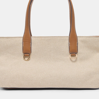 Dolce Vita HANDBAGS CLARINA Natural Canvas Shoulder Bag