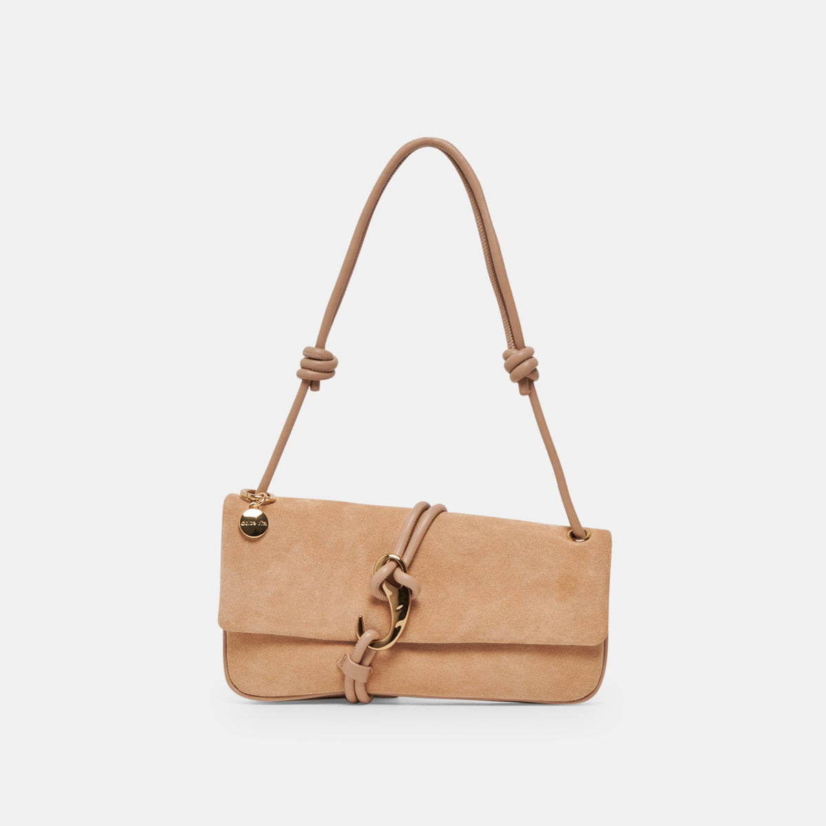 Dolce Vita HANDBAGS ALICE SHOULDER BAG BEIGE SUEDE
 – Dolce Vita