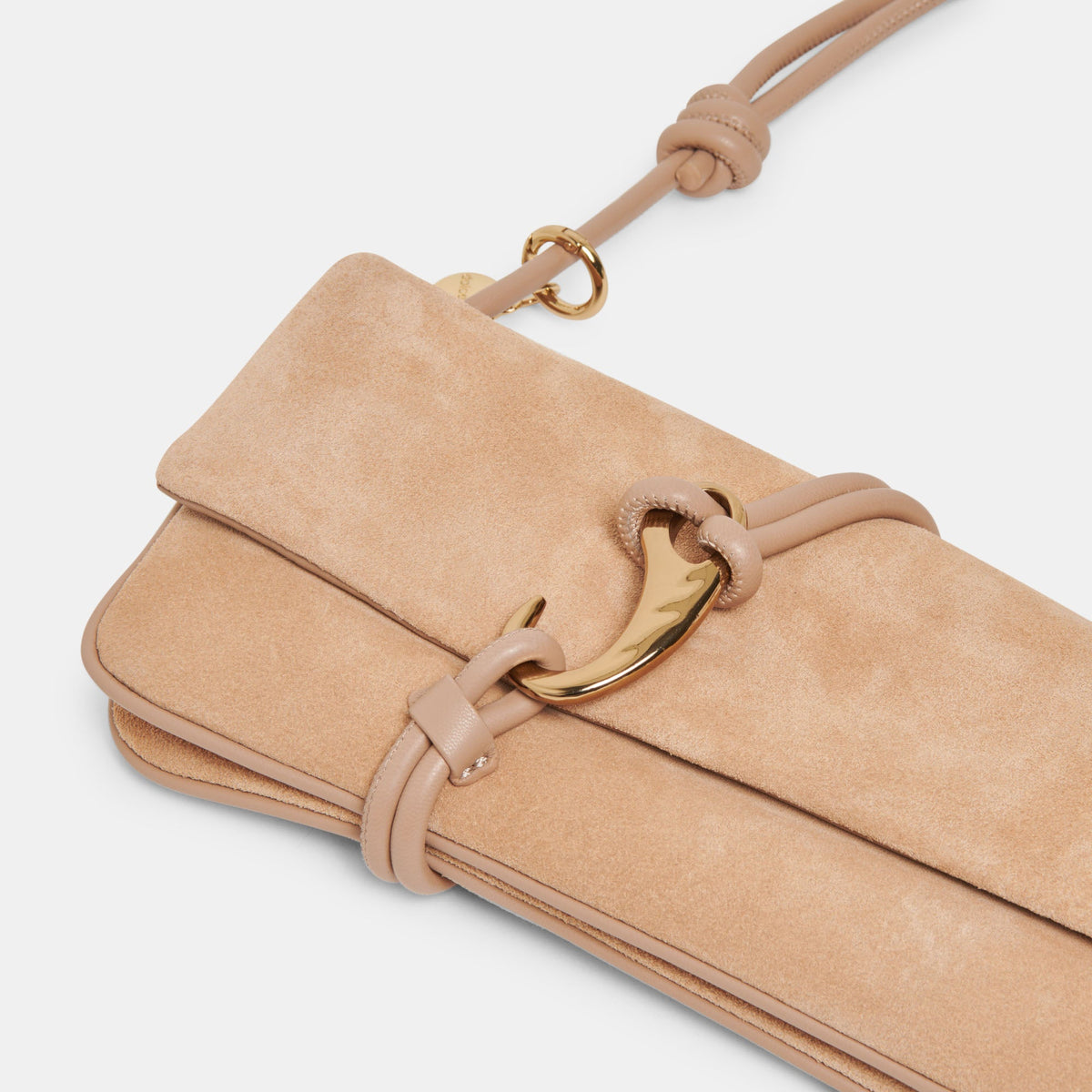 Dolce Vita HANDBAGS ALICE SHOULDER BAG BEIGE SUEDE
 – Dolce Vita