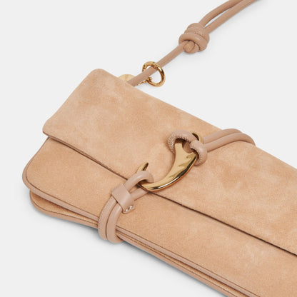 Dolce Vita HANDBAGS ALICE SHOULDER BAG BEIGE SUEDE
 – Dolce Vita