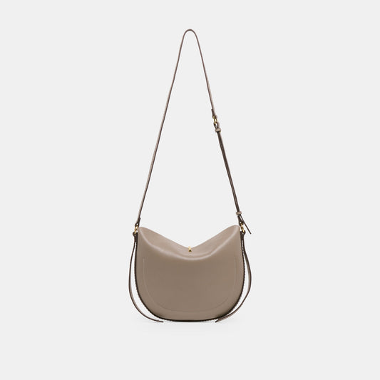 Dolce Vita HANDBAGS Burano Grey Leather Crossbody