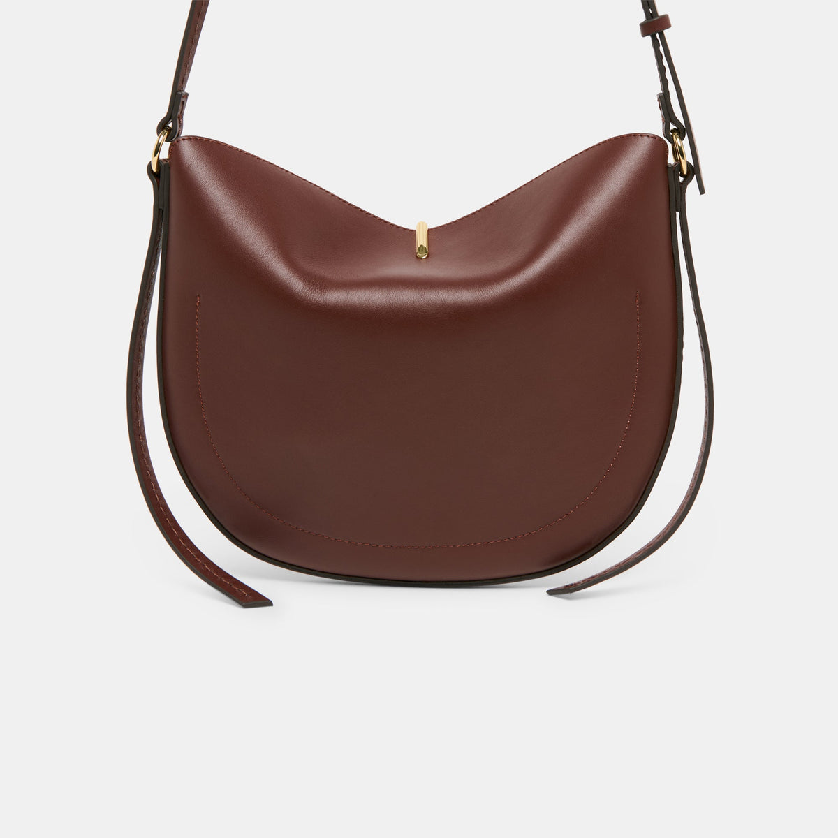 Dolce Vita HANDBAGS Burano Brown Leather Crossbody