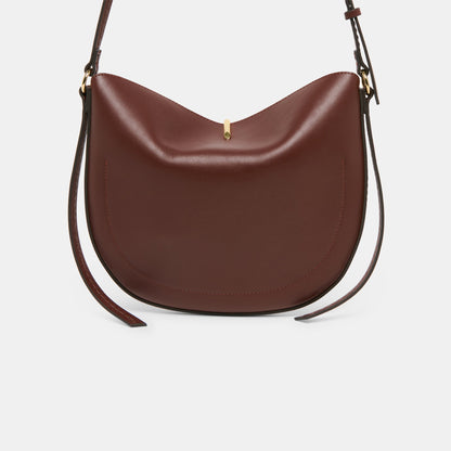 Dolce Vita HANDBAGS Burano Brown Leather Crossbody