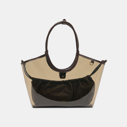 Dolce Vita HANDBAGS GISELLE Smoke Jelly Tote Shoulder Bag