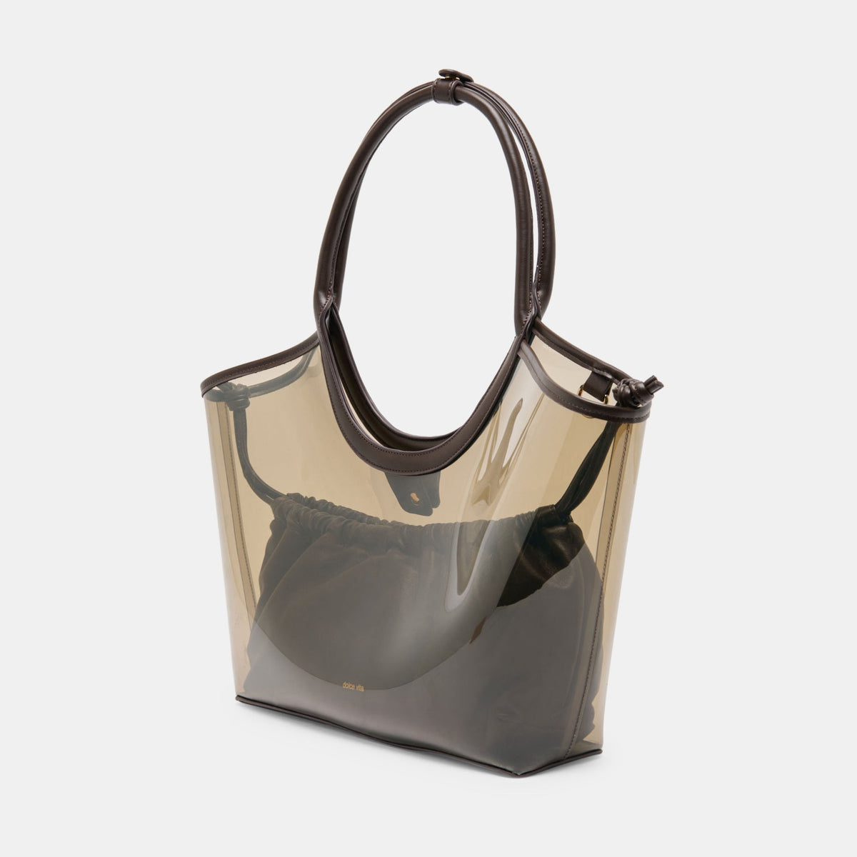 Dolce Vita HANDBAGS GISELLE Smoke Jelly Tote Shoulder Bag