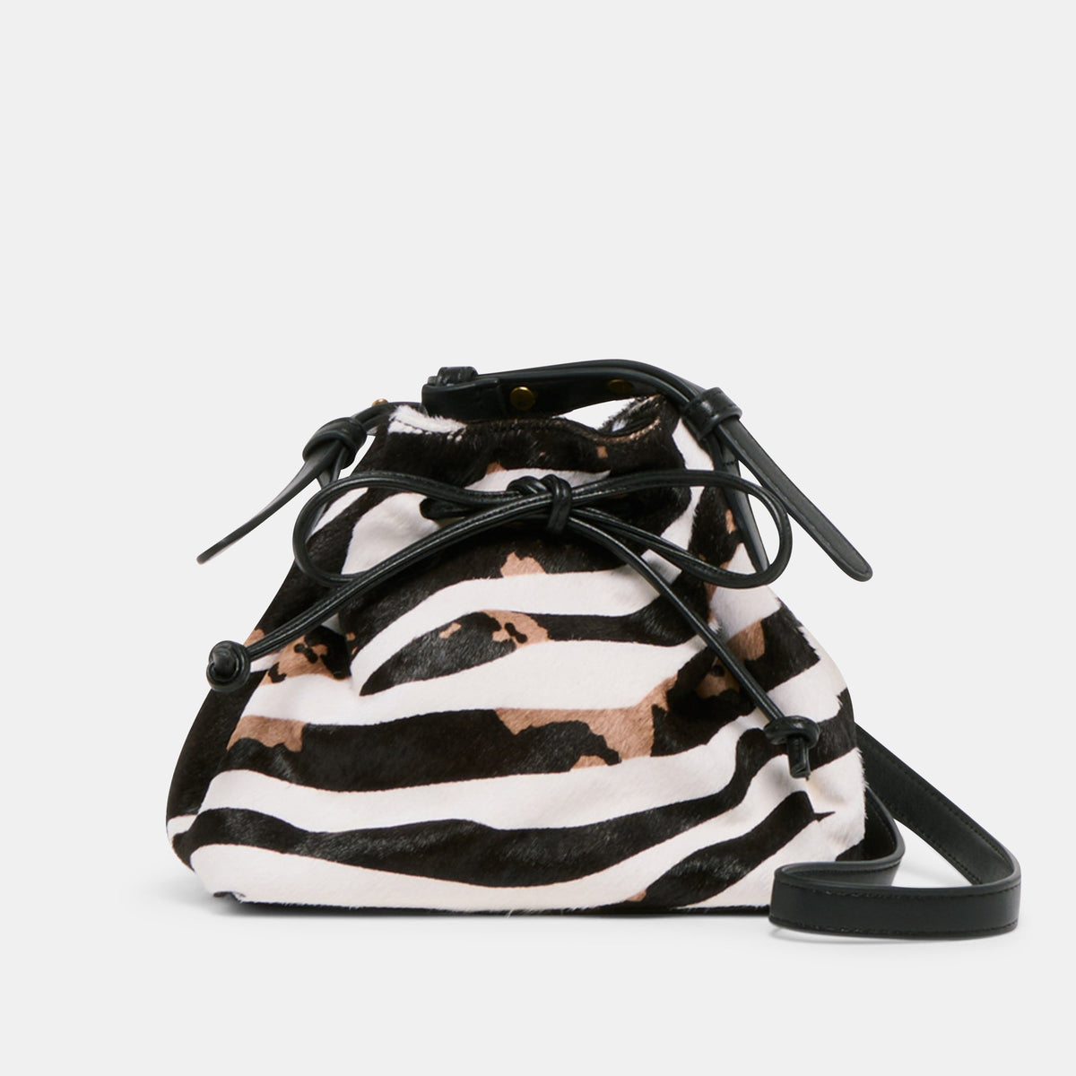 Dolce Vita HANDBAGS Randi Zebra Calf Hair Crossbody