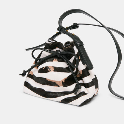 Dolce Vita HANDBAGS Randi Zebra Calf Hair Crossbody