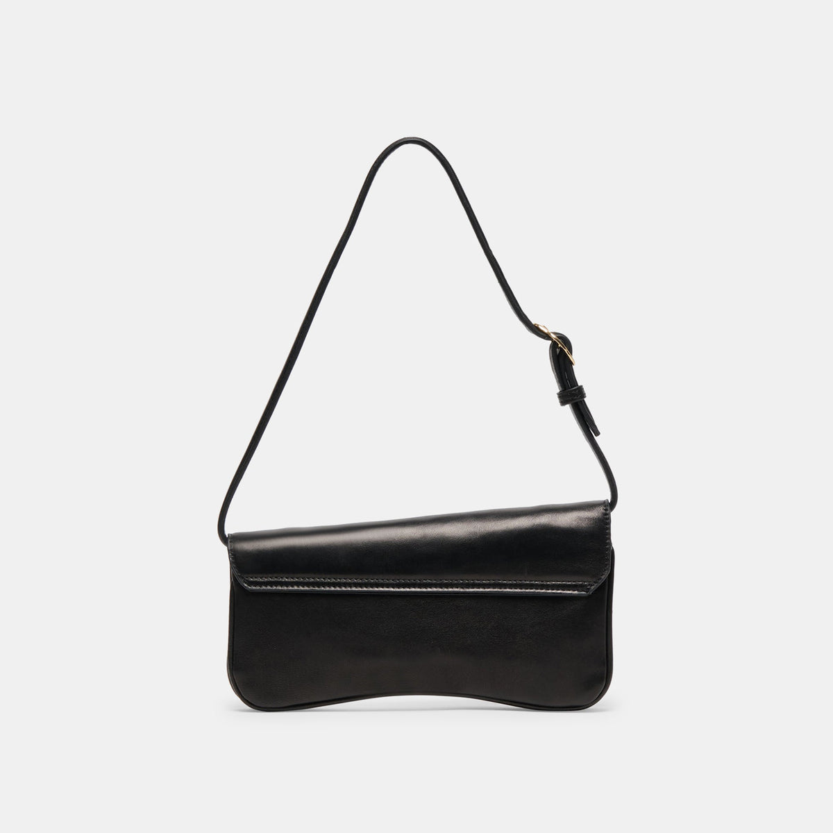 Dolce Vita HANDBAGS Azura Black Leather Shoulder Bag
