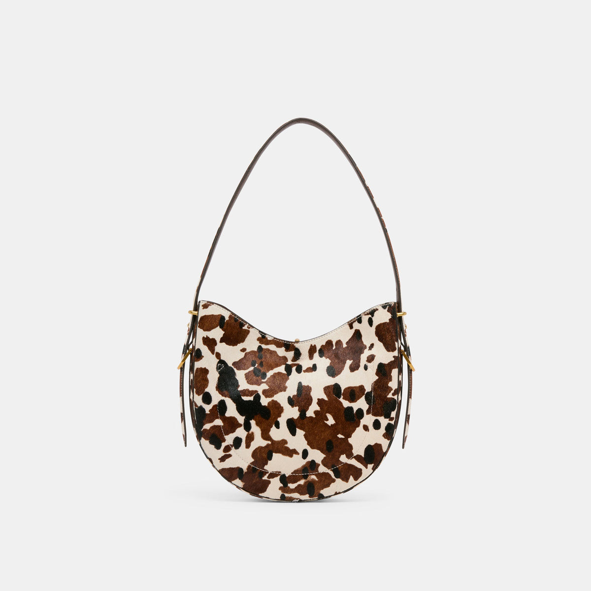 Dolce Vita HANDBAGS Bree Cocoa Calf Hair Shoulder Bag