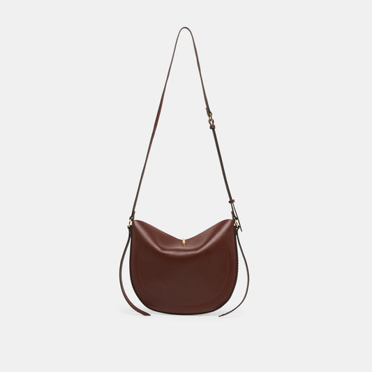 Dolce Vita HANDBAGS Burano Brown Leather Crossbody