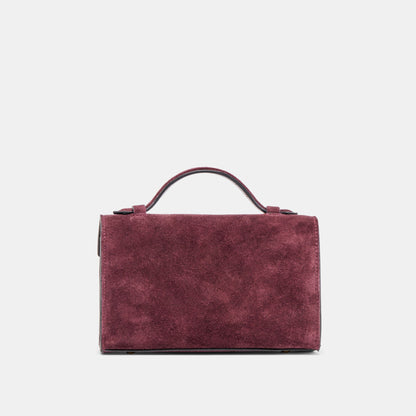 Dolce Vita HANDBAGS Zannone Burgundy Suede Crossbody