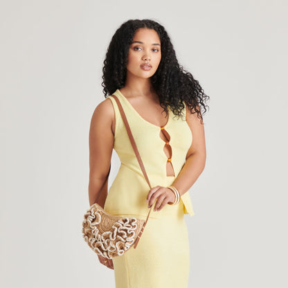 Dolce Vita HANDBAGS Atrani Natural Raffia Crossbody