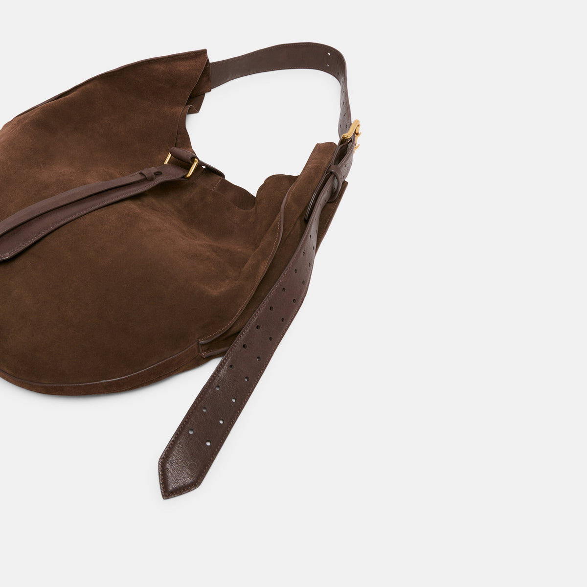 Dolce Vita HANDBAGS Oakley Chocolate Suede Tote