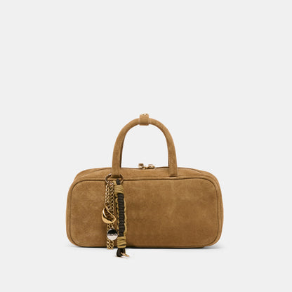 Dolce Vita HANDBAGS SANTINA HANDBAG TAUPE SUEDE
 – Dolce Vita