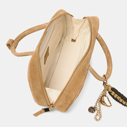 Dolce Vita HANDBAGS SANTINA HANDBAG TAUPE SUEDE
 – Dolce Vita