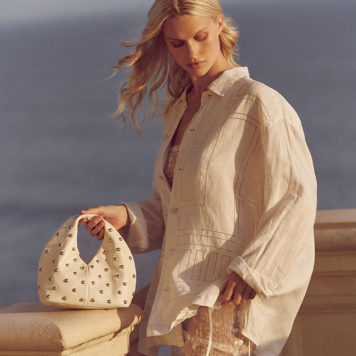 Dolce Vita HANDBAGS Dahlia Cream Stella Handbag