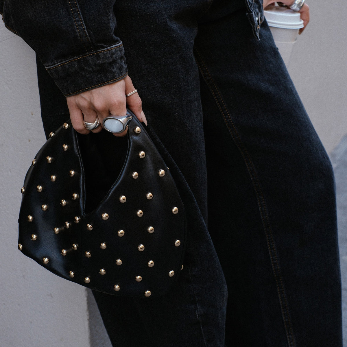 Dolce Vita HANDBAGS Dahlia Black Stella Handbag