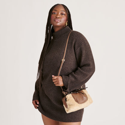 Dolce Vita HANDBAGS Luna Brown Multi Stella Crossbody