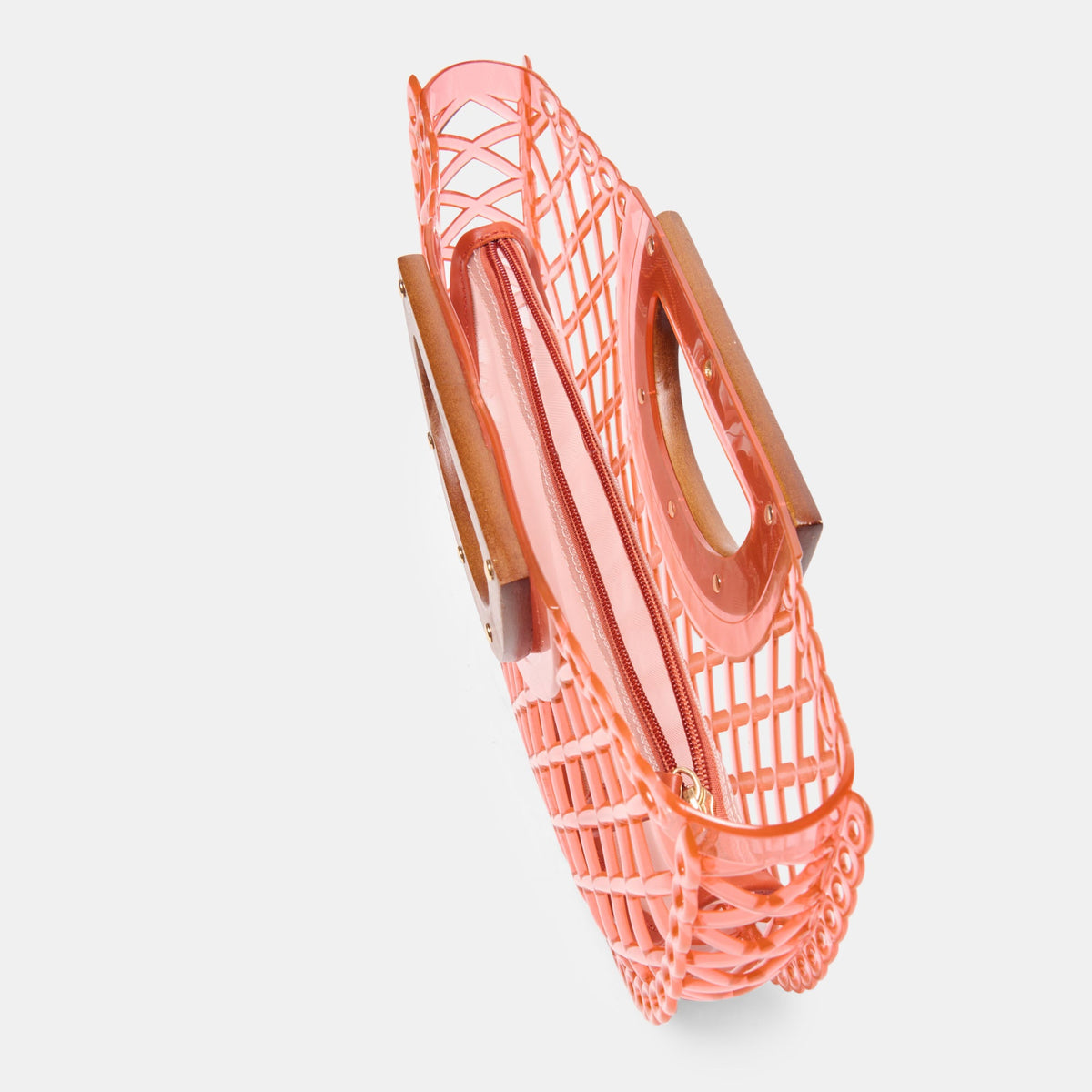 Dolce Vita HANDBAGS Solandra Coral Jelly Clutch