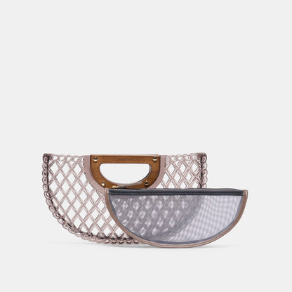 Dolce Vita HANDBAGS Solandra Smoke Jelly Clutch
