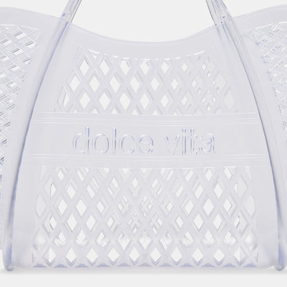 Dolce Vita HANDBAGS Toast Clear Stella Handbag