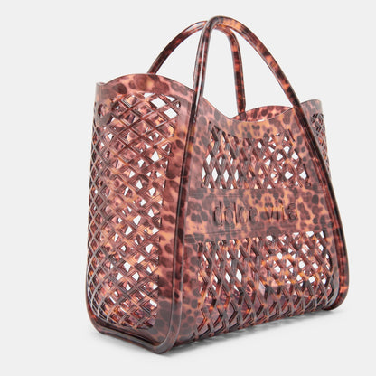 Dolce Vita HANDBAGS TOAST Tortoise Stella Jelly Top-Handle Handbag