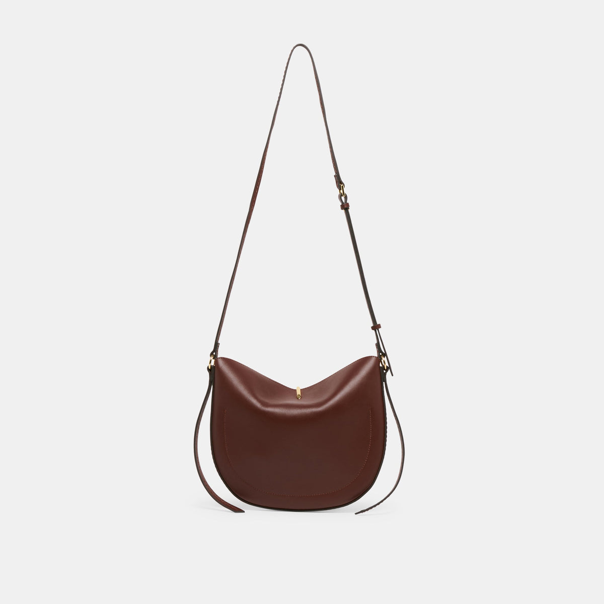 Dolce Vita HANDBAGS Burano Brown Leather Crossbody