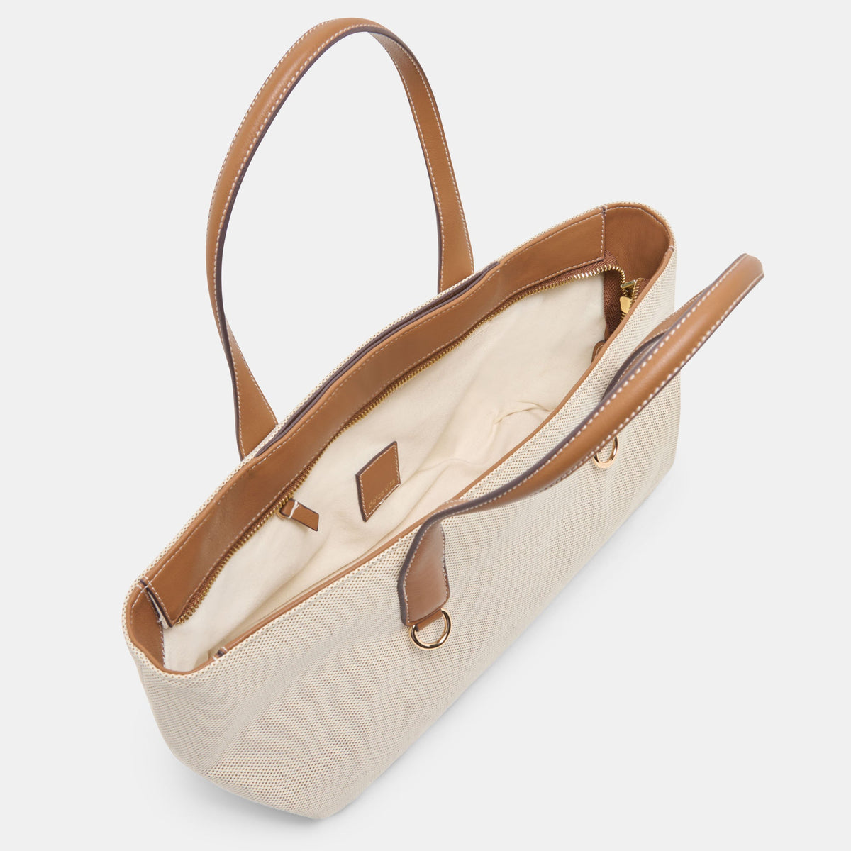 Dolce Vita HANDBAGS CLARINA Natural Canvas Shoulder Bag